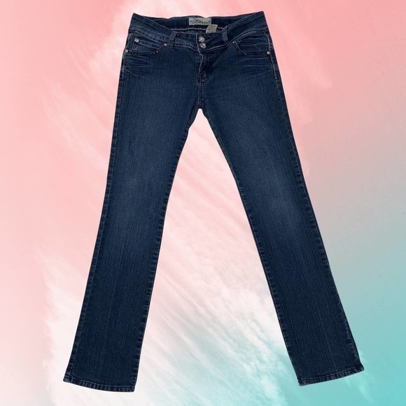 BOTIN Faded Dark Wash Denim Blue Skinny Jeans - Picture 10 of 11